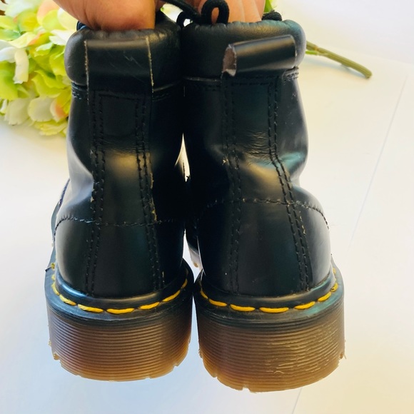 Dr Doc Marten black lace up boots US5 UK3 - Picture 5 of 9